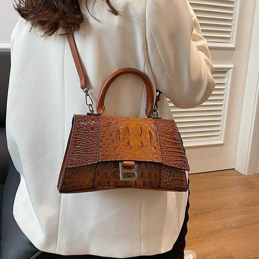 Crocodile Pattern European American Style Handbag  for Autumn Weddings MH0009