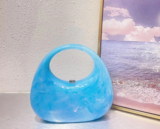 Acrylic Style marble shade Ladies Handbag Luxury Cute clutch evening bag MH00049