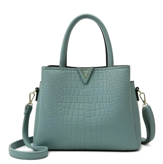 Crocodile Large Capacity Woman Fashion Design Bag Pu Leather Single Shoulder Tote Handbag MH00064